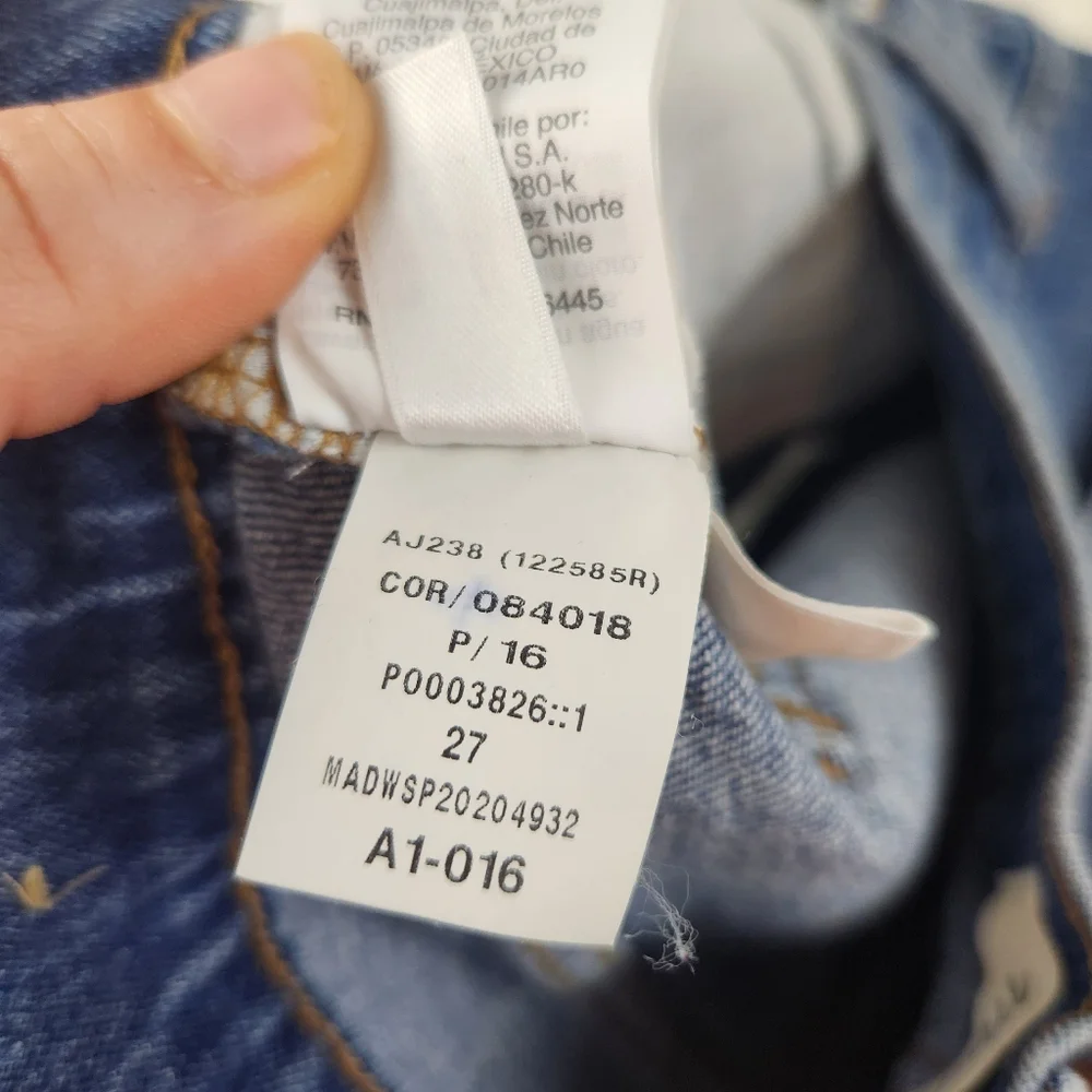Madewell high rise